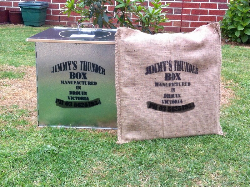 Jimmy'S Thunderbox  Camp Toilet  Black Mdf Seat     Direct From Manufacture 