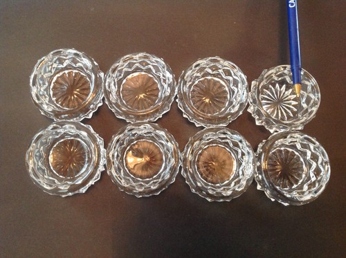 Antique Vintage Fostoria Americana Open Salt Cellar Set