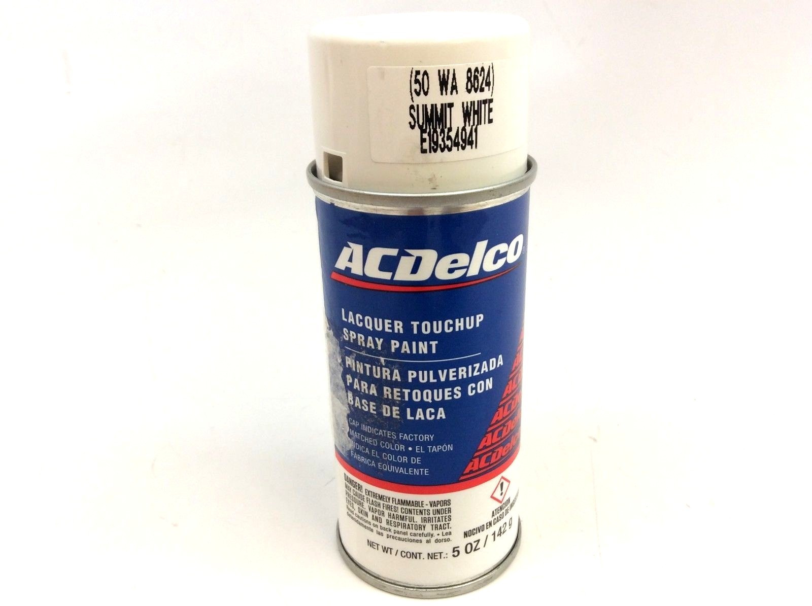 Gm Acdelco Olympic Summit White Lacquer Touchup Spray Paint 50u Gaz