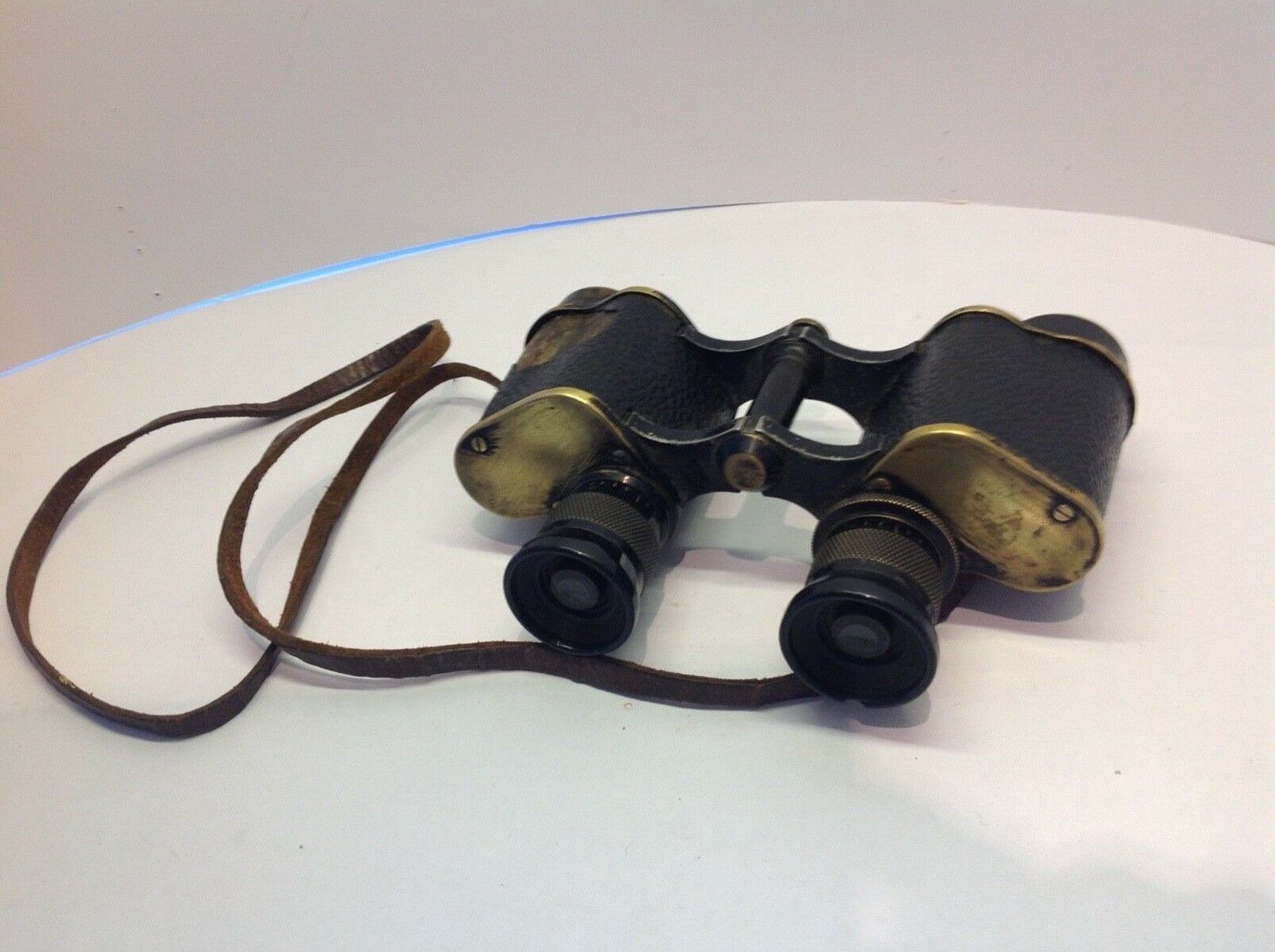 Brass antique ww1 field binoculars Etable Afsa Paris 