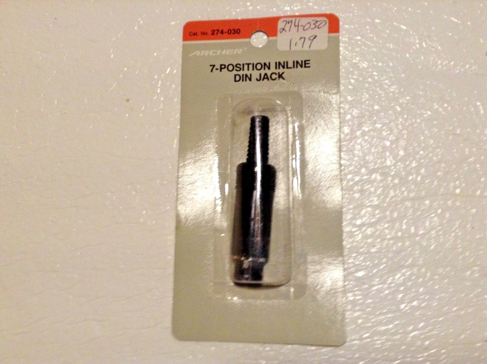 ARCHER RADIOSHACK 7 Position INLINE DIN JACK Cat. No. 274