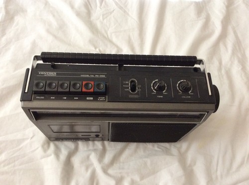 Vintage Pioneer Centrex RK 356 Portable AM/FM Radio Cassette Player
