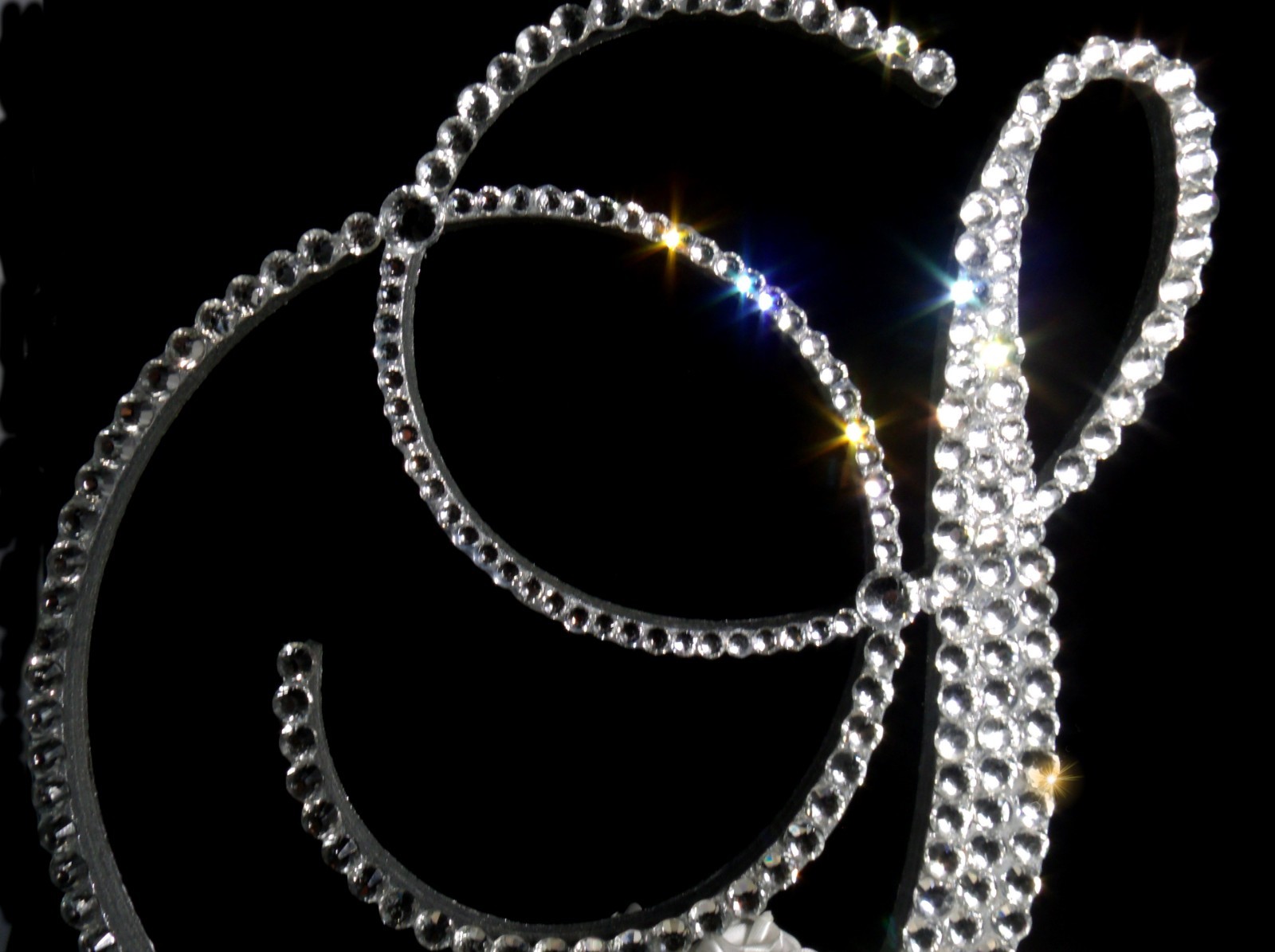 Handmade Swarovski Clear Crystals 6