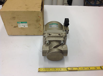 CKD CVSE2-25A-70-02G-1 High Pressure Coolant Valve 110V, 1'' NPT Ports. NEW  
