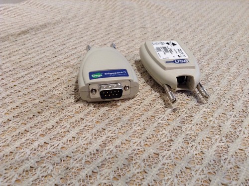 TWO Digi 50000823-01 Edgeport/1 USB to Serial DB9M Adapter