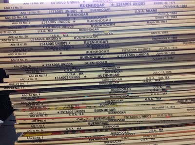 LOT 48 VINTAGE COLLECTIBLE MAGAZINE BUENHOGAR (70's & 80's)