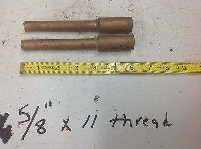 (2) Drillco 5/8'' x 6'' x 11 Thread Concrete Masonry Core Drill Bit NOS