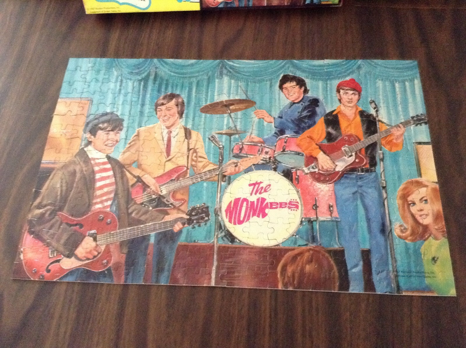 Vintage 1967 Fairchild MONKEES OFFICIAL MONKEE PUZZLE Jigsaw Complete 1580