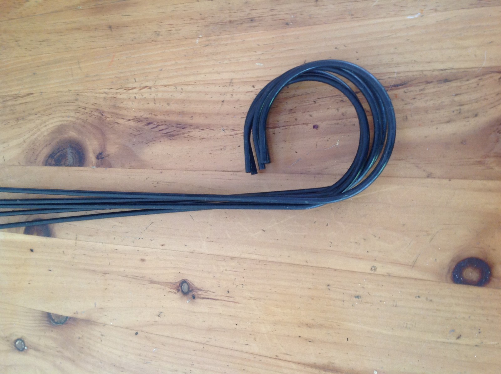 5 Solid Metal Hanging Hangers Plants or Lanterns S Shape 30 Inch Long