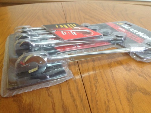 GearWrench 5pc Metric XL X-Beam Combination Ratcheting Wrench Set 95554