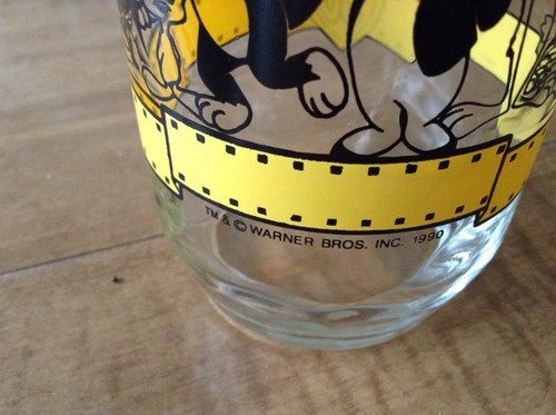 Happy Birthday Bugs Bunny Celebratory 50th Anniversary Warner Bros. Glass/1990