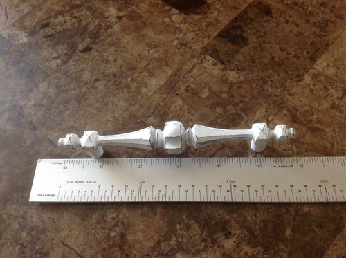 476 VTG Midcentury Handles  White Wash Shabby Chic! 2 Available