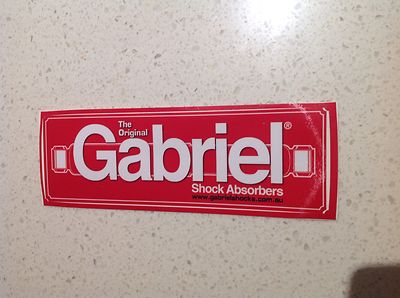 GABRIEL SHOCK ABSOBERS STICKER TOYOTA TJM  FORD LOVELLS SPRINGS 4WD V8 4x4 ARB