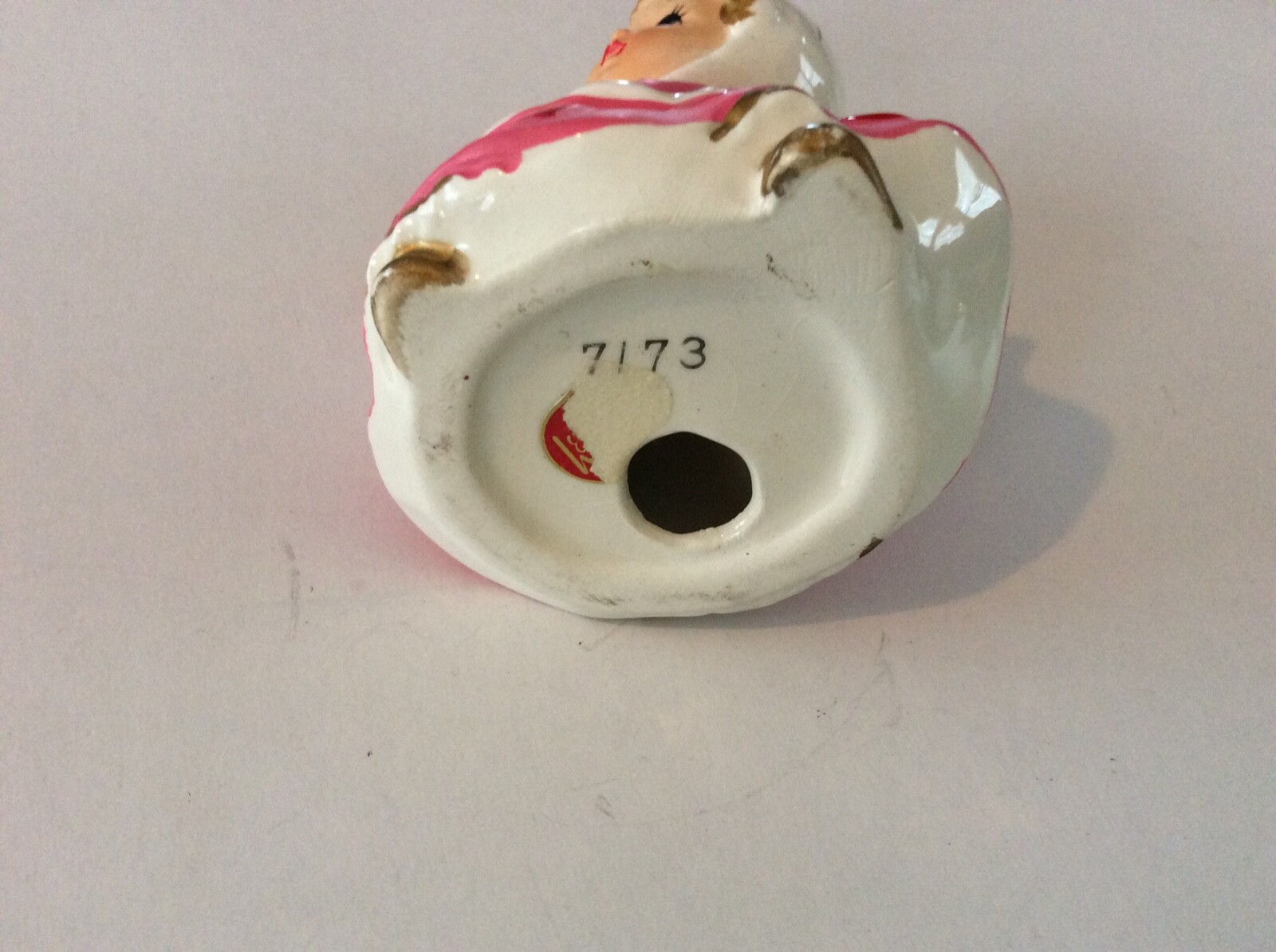 VINTAGE LEFTON VALENTINE GIRL WITH HEARTS 7173