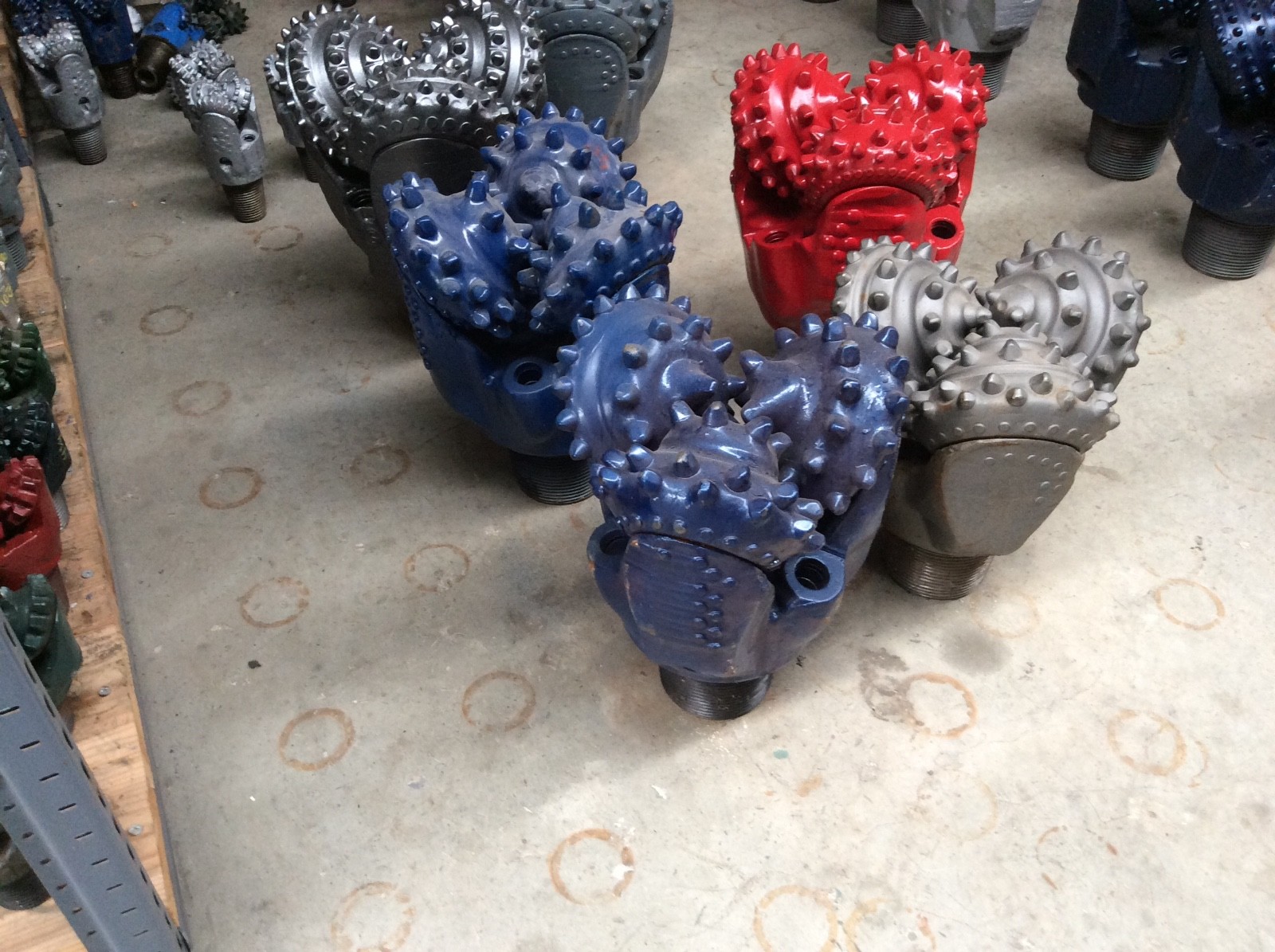 13 3/4 - 13 1/2 TCI drilling bits tricone