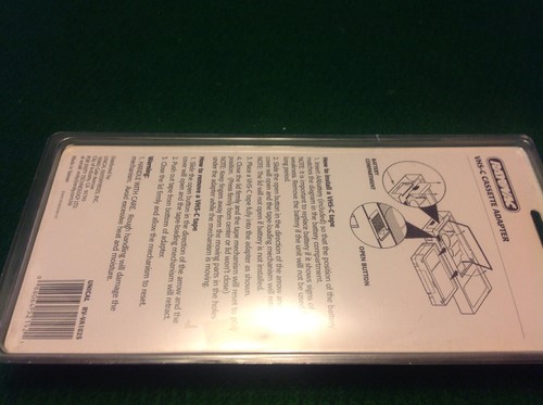 RAYOVAC  (RV-VA102S) VHS-C COMPACT CASSETTE ADAPTER