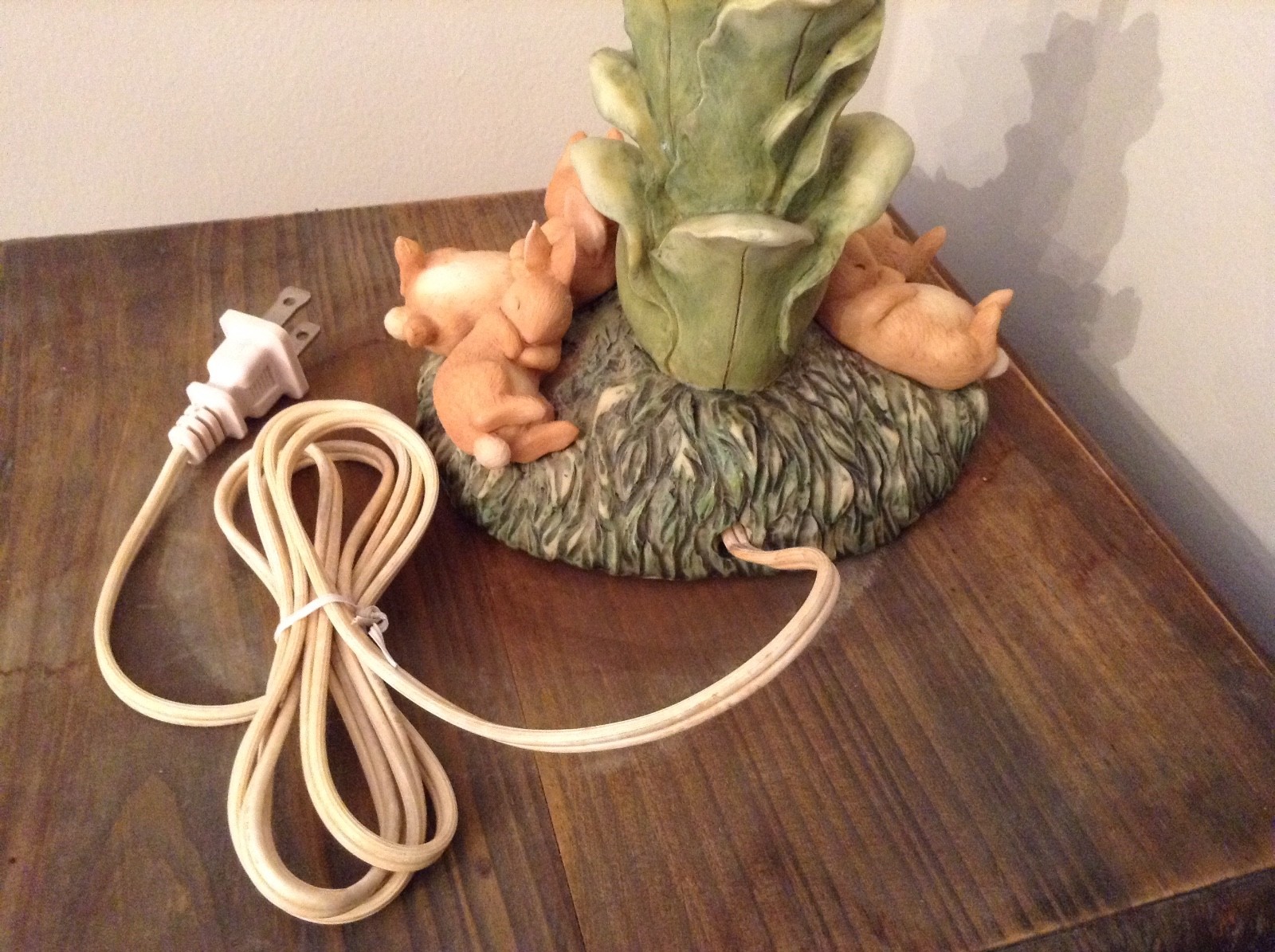 Beatrix Potter Sweet Sleeping Bunnies Nursery Lamp