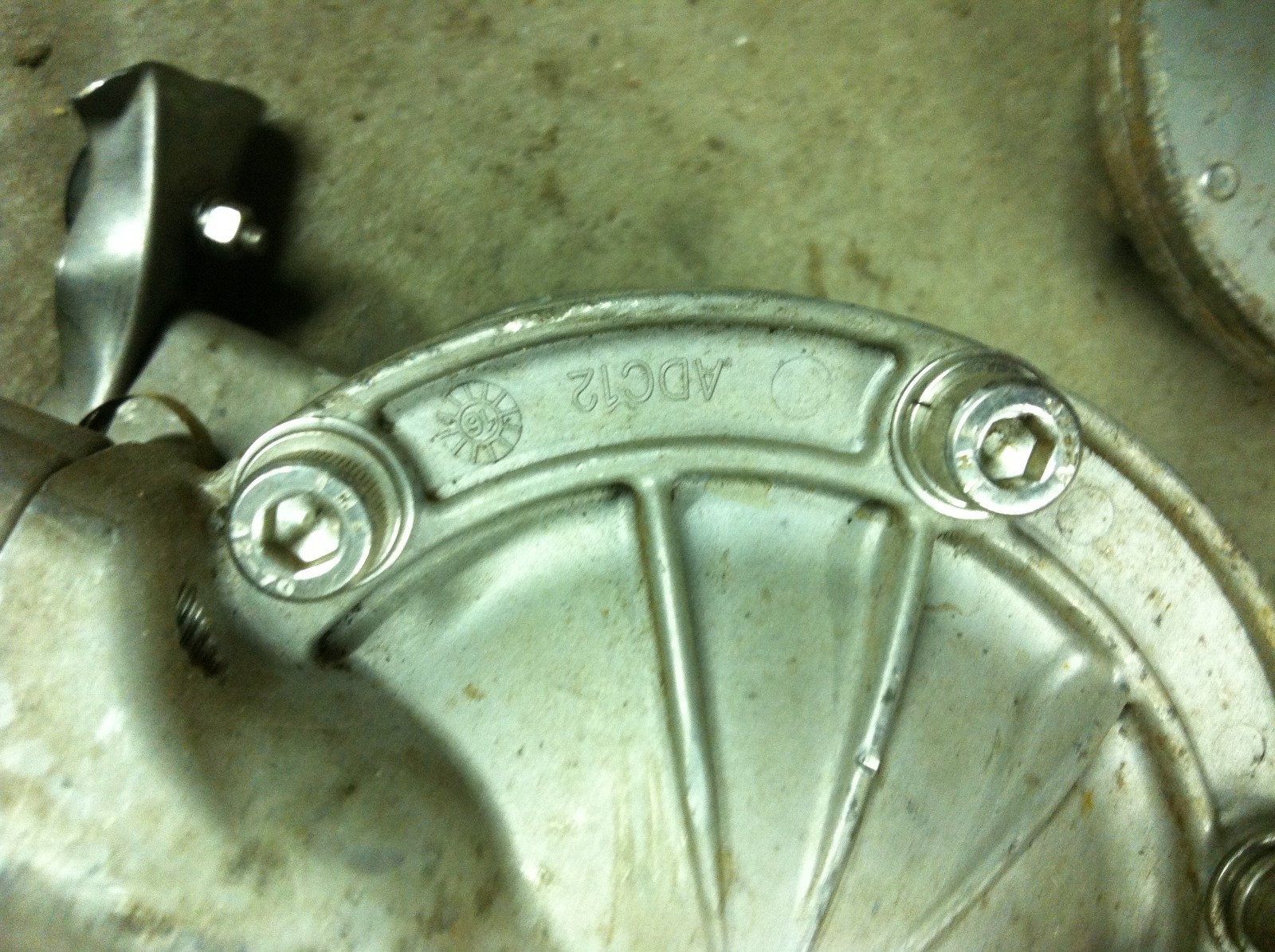 lot of 3 small ADC12 Double Diaphram Pump cast Aluminum & stainless steel as is