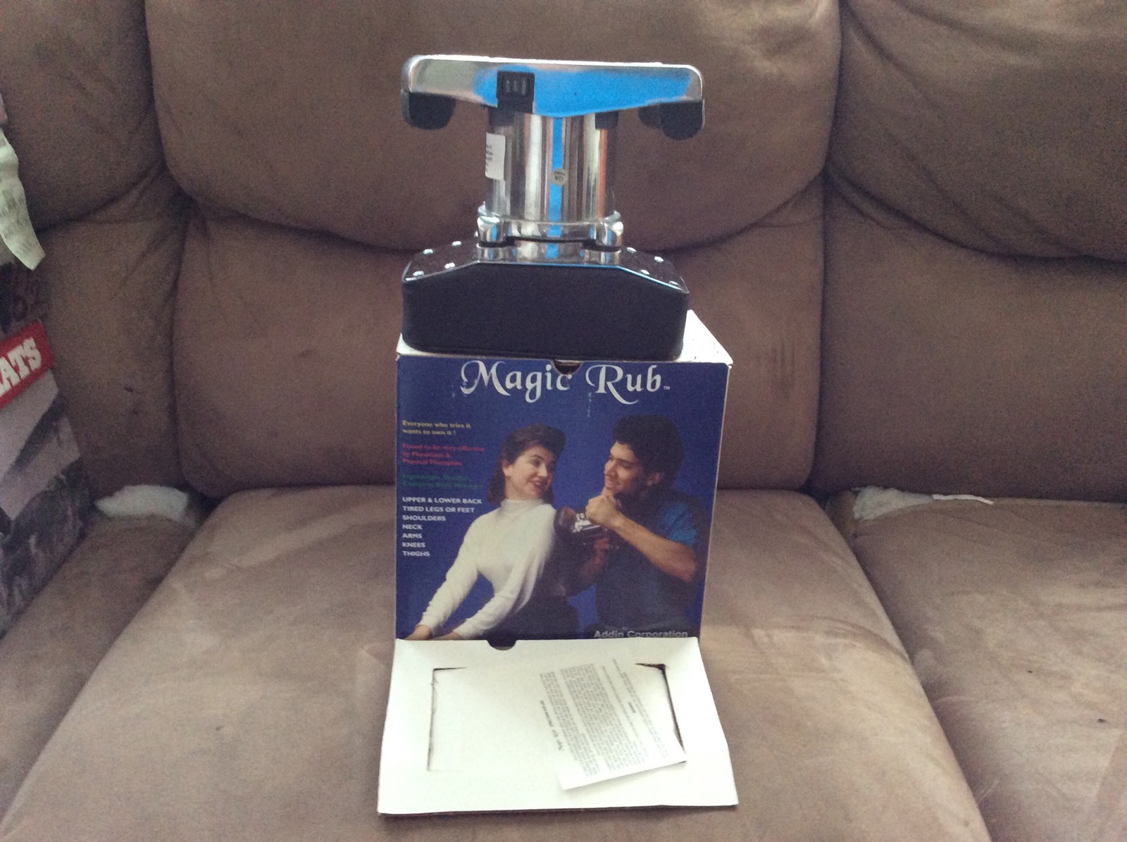 Magic Rub Quality Product Addin Medical Devices, Inc. Massager Masseuse M.No 18