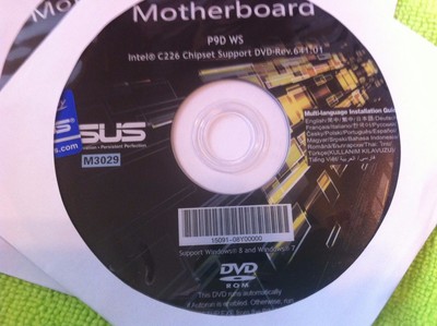 ASUS DVD Support DRIVER Utility for ASUS P9D WS , ORIGINAL