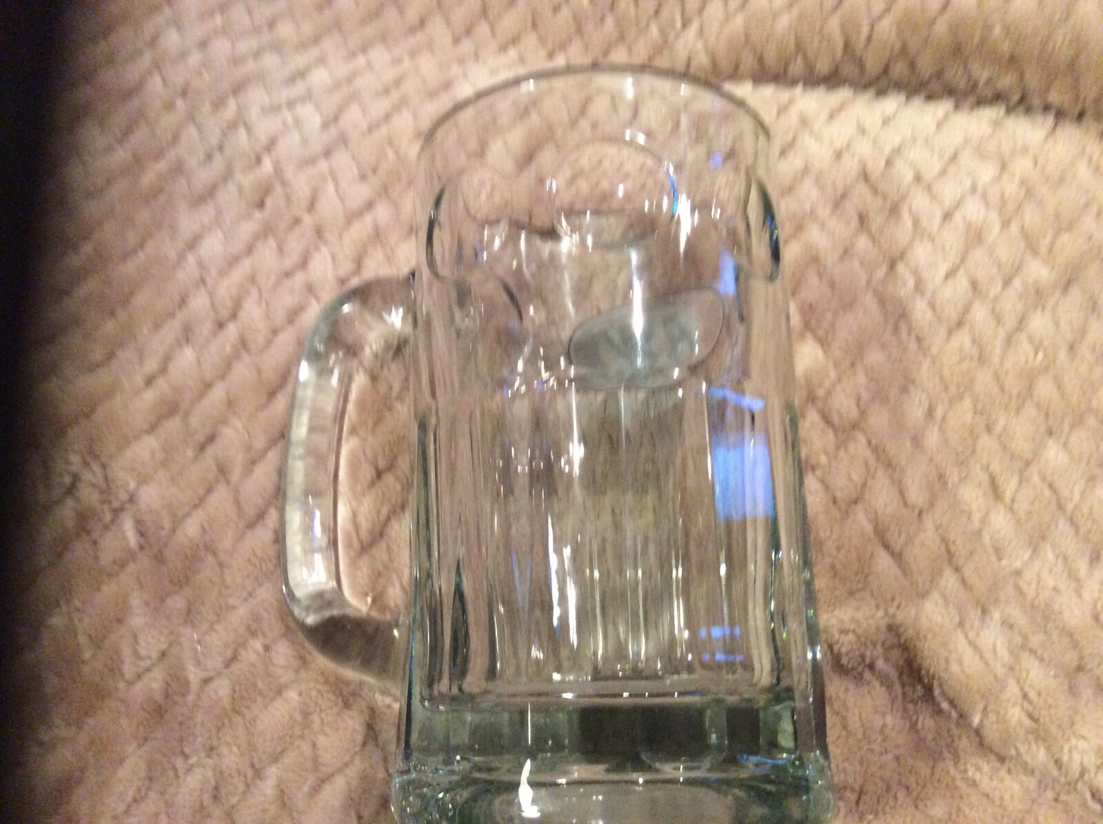 A&W Root Beer All American Food Mug Heavy Clear Glass 6” Tall