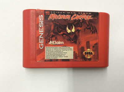 MAXIMUM CARNAGE 【中古美品・赤色版・Genesis北米版】 MAXIMUM CARNAGE 【中古美品・赤色版・Genesis北米版】 - メルカリ