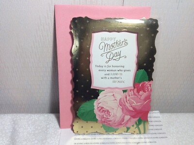 HALLMARK HAPPY MOTHER S DAY CARD New  Today is honoring every woman who gives.. 