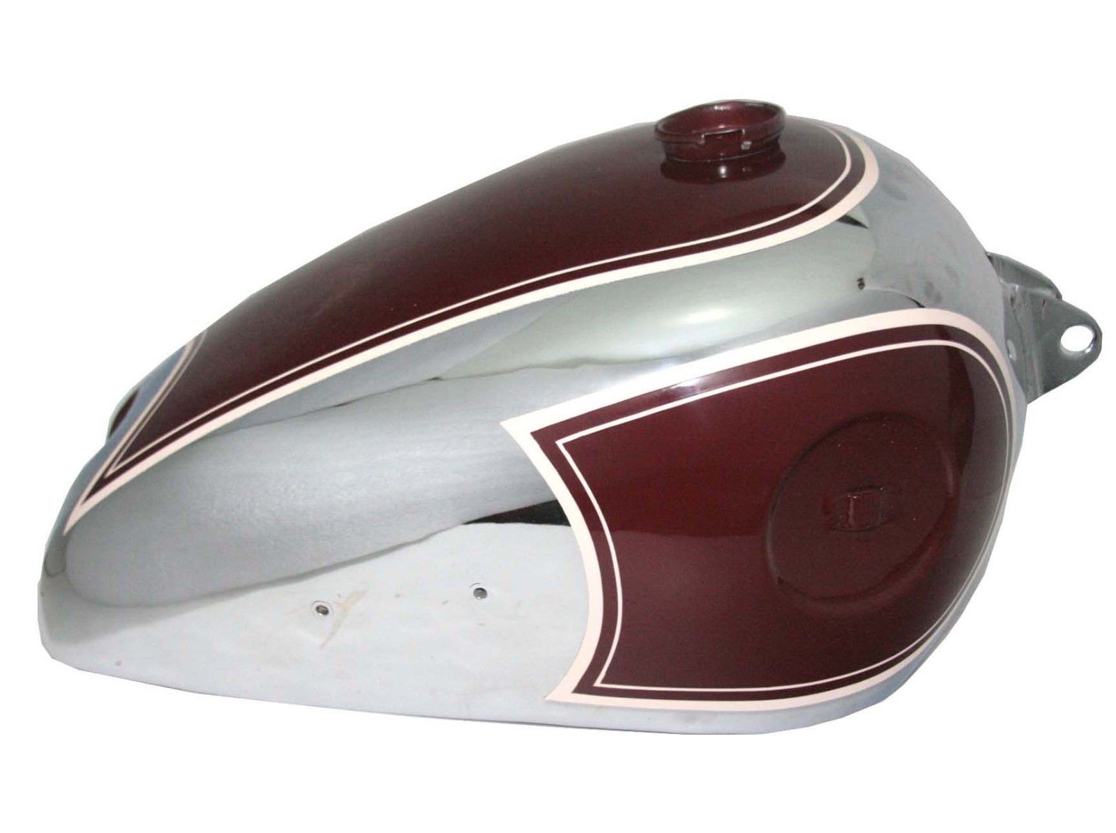 Fuel Petrol Tank Maroon & Chrome Star Twin Golden Flash BSA A7 Plunger 500 