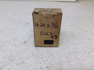 TBI 12.24 x 5/8 SHCS Socket Head Cap Screw Screws Bolts Box of 93 New (TSC)