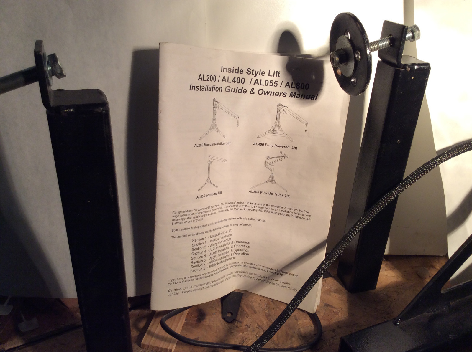 Harmar AL-A21011 Heavy Duty Inside Lift Good Working Order. WITH EXTRAS See Pics