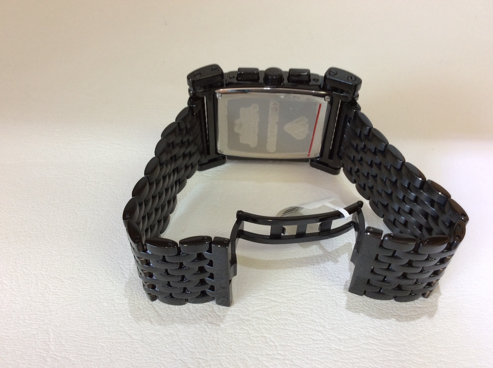 Pre-owned Aqua Master Men  Jojo Jojijoe Rodeo Black Pvd Metal Band 41mm Diamond Watch W330
