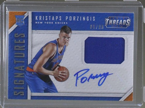 2015-16 Panini Threads - Kristaps Porzingis #RTS-KP