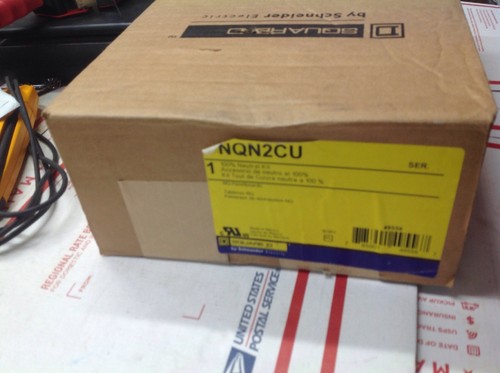 New Square D NQN2CU 100% Neutral Kit for NQ Panelboards #6340