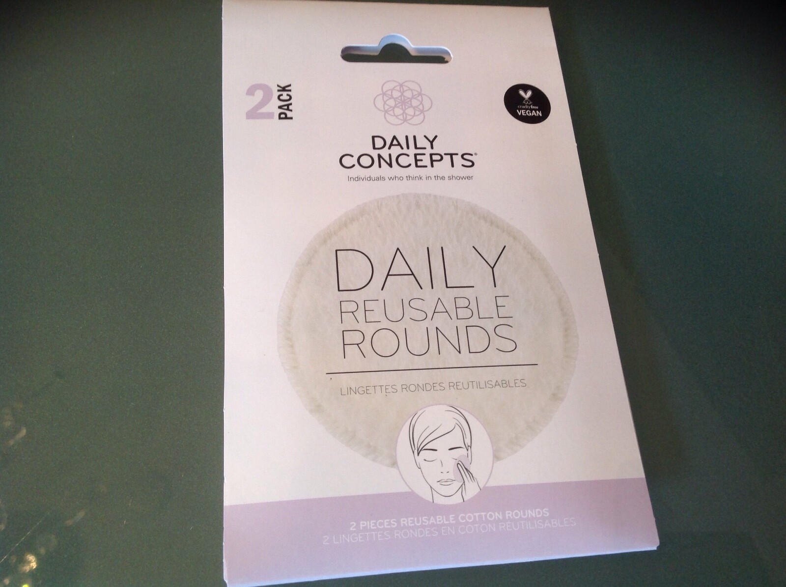 Daily Concepts Daily Reusable Rounds / Gesichtsreinigungspads 2 Stück, Neu& OVP