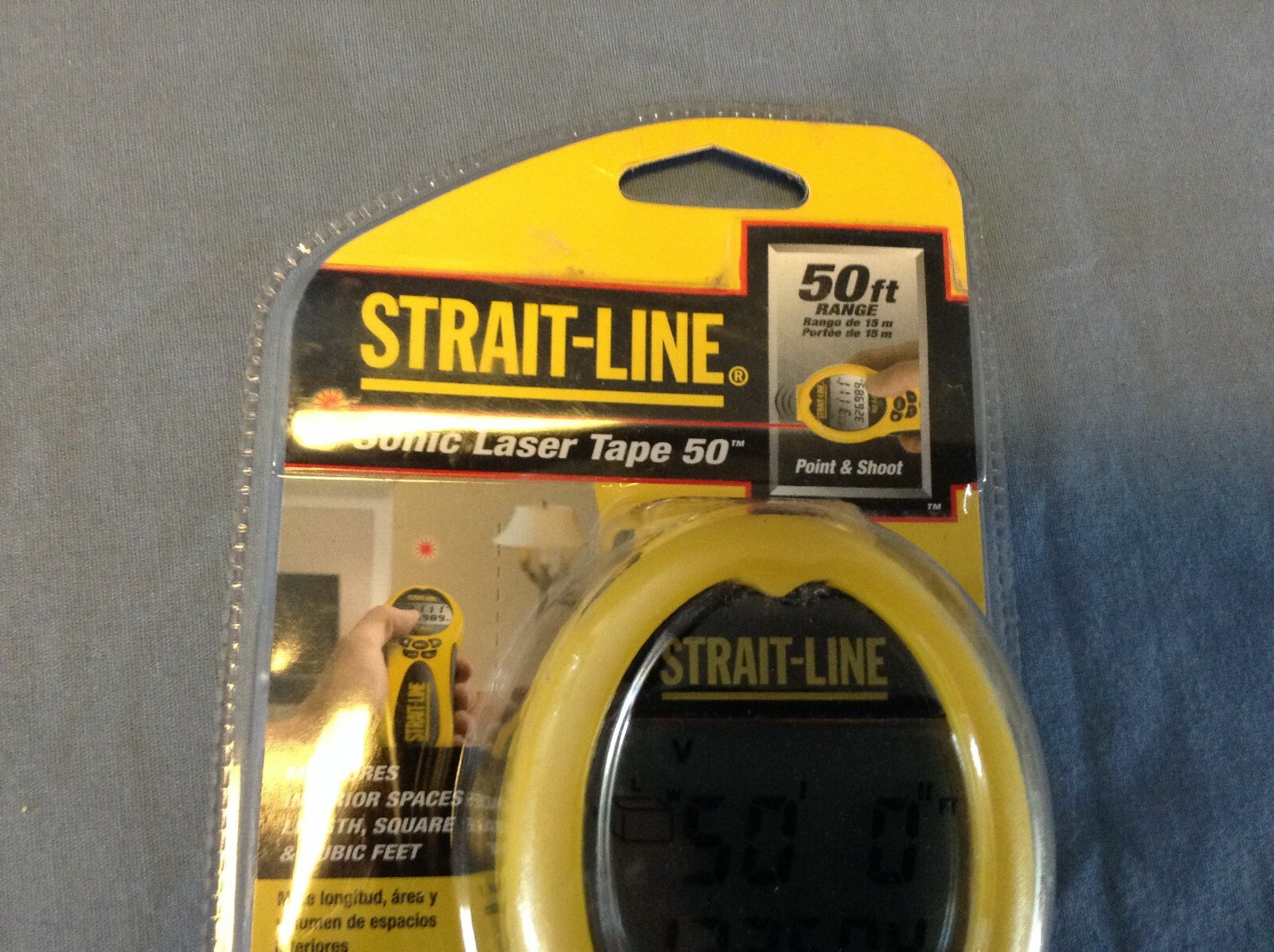 NEW SEALED STRAIT-LINE SONIC LASER TAPE 50 FEET RANGE 6041401