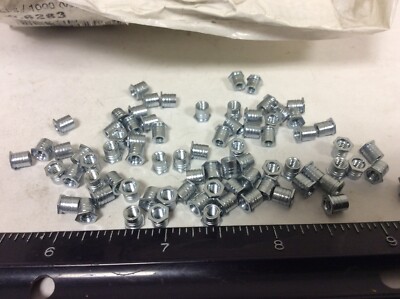 Qty (50) PEM SO-440-6ZI Press Fit Standoffs, 4-40 Threads, Through Hole, 3/16'' L