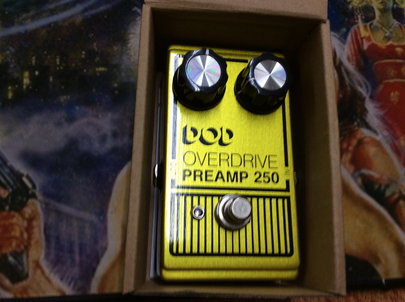 DOD Overdrive Preamp 250 Effects Pedal OD250 IN ORIGINAL BOX