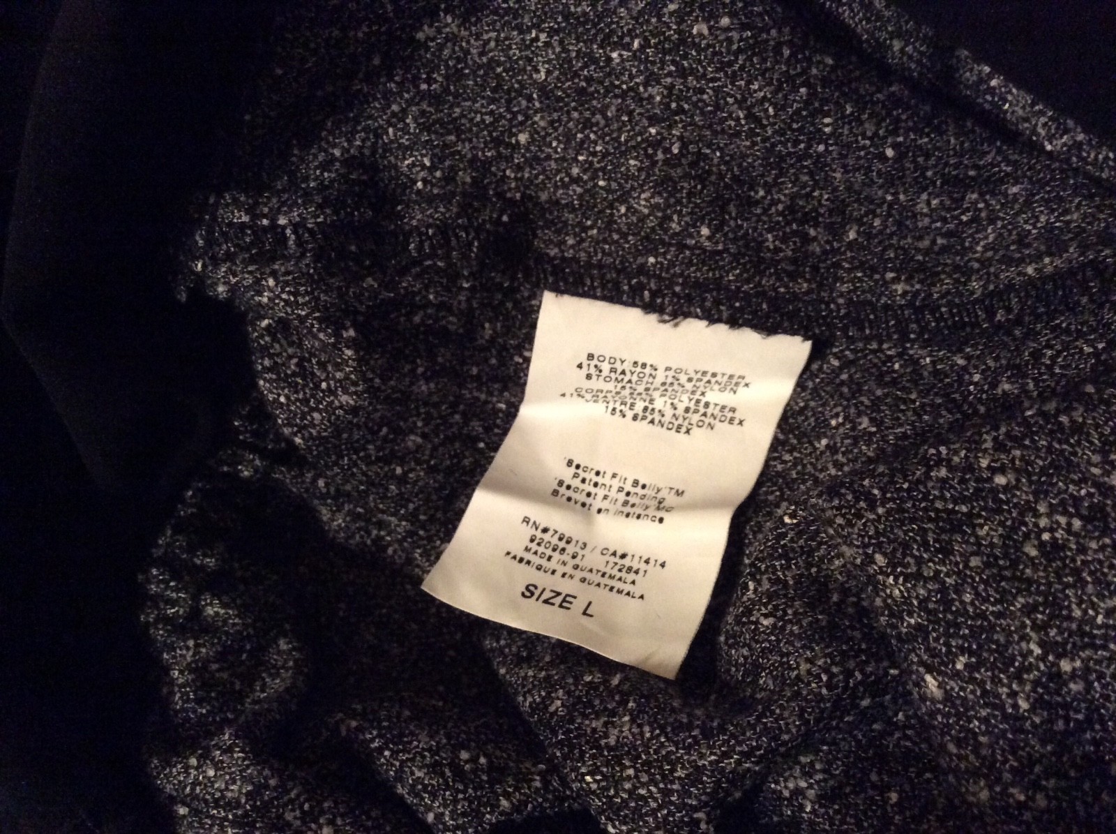 Maternity Motherhood Casual Skirt  Black Size L