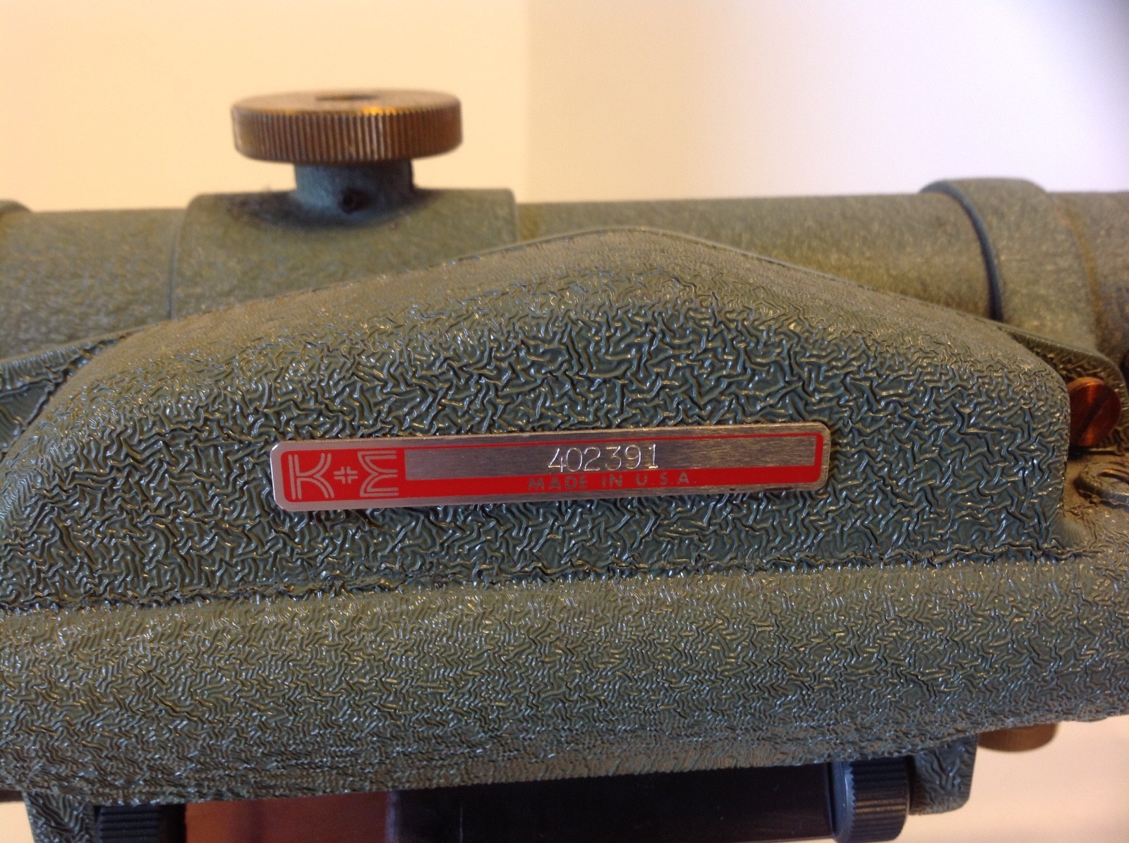 Brunson K&E Optical Alignment Paragon Tilting Level Keuffel & Esser 70-3010