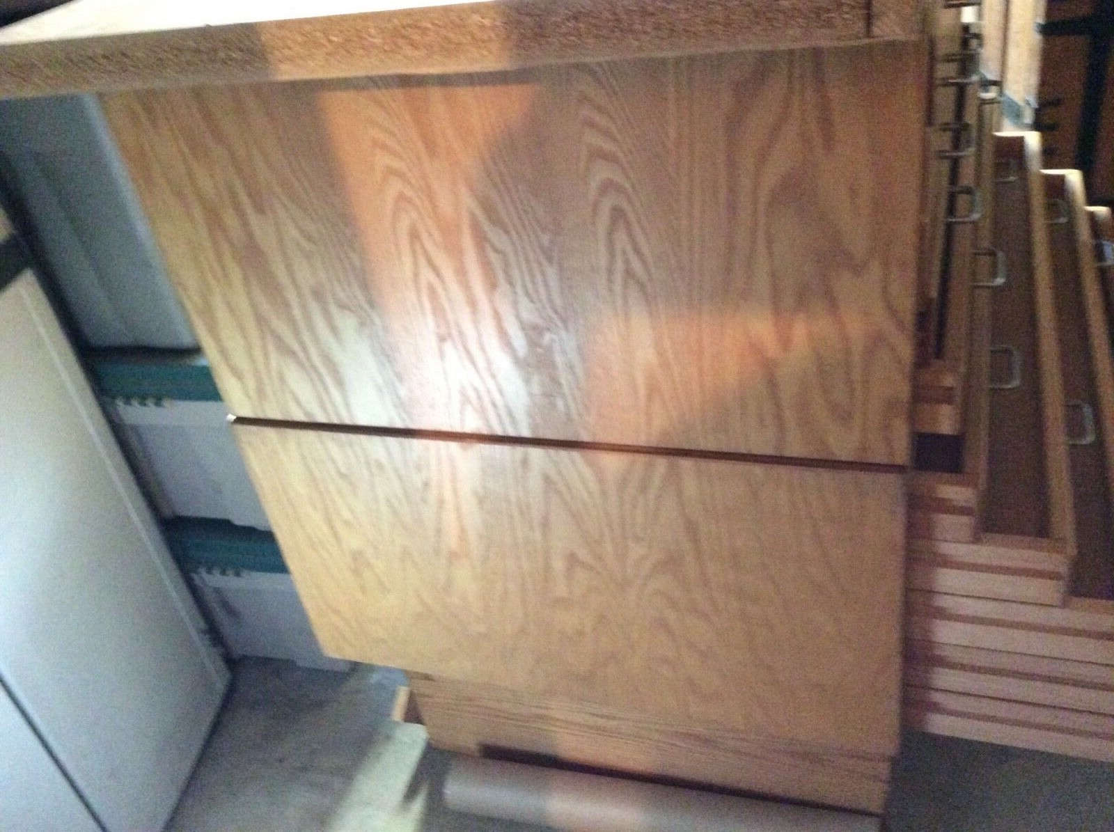 Vintage / Antique Oak 10 Draw. Wood Map Flat File-Blueprint-Artwork-Cabinet