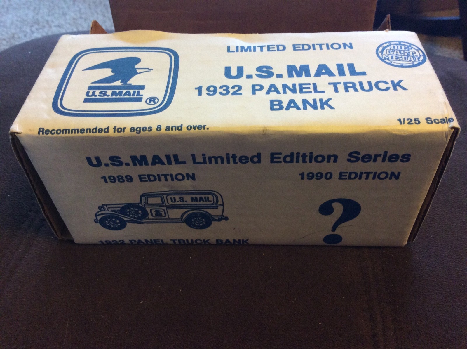 The Ertl Co 1932 Panel Truck Bank 1989 Third Edition U.S. Mail NIP NRFB
