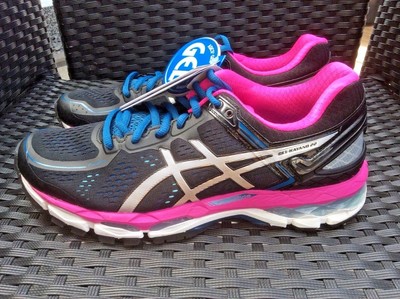 asics gel-kayano 23 damen laufschuh - white/silver/aquarium asics gel-kayano 23 damen laufschuh - white/silver/aquarium