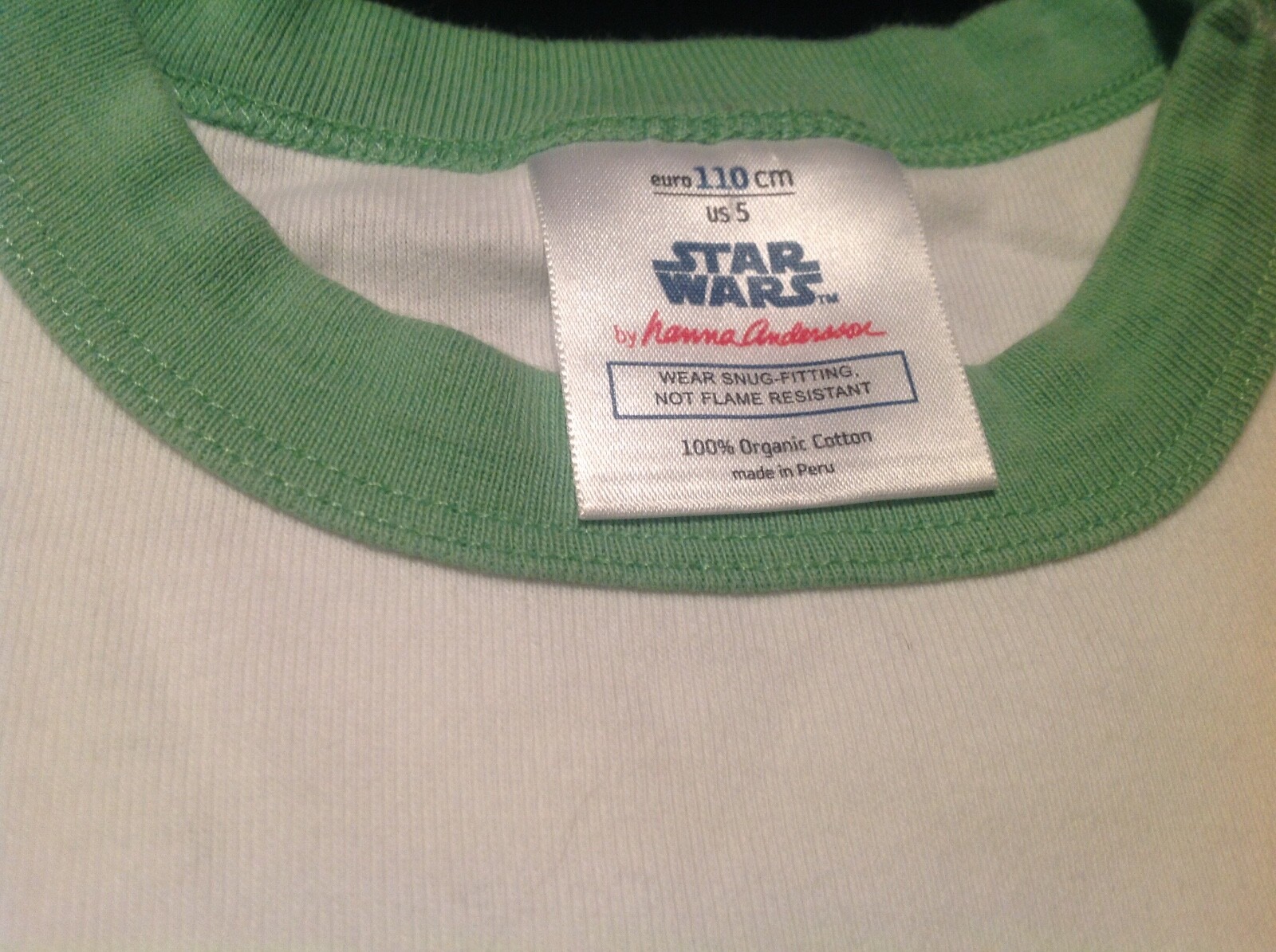 Hanna Andersson Star Wars Pajamas Unisex Boys Girls Sz 110  US 5