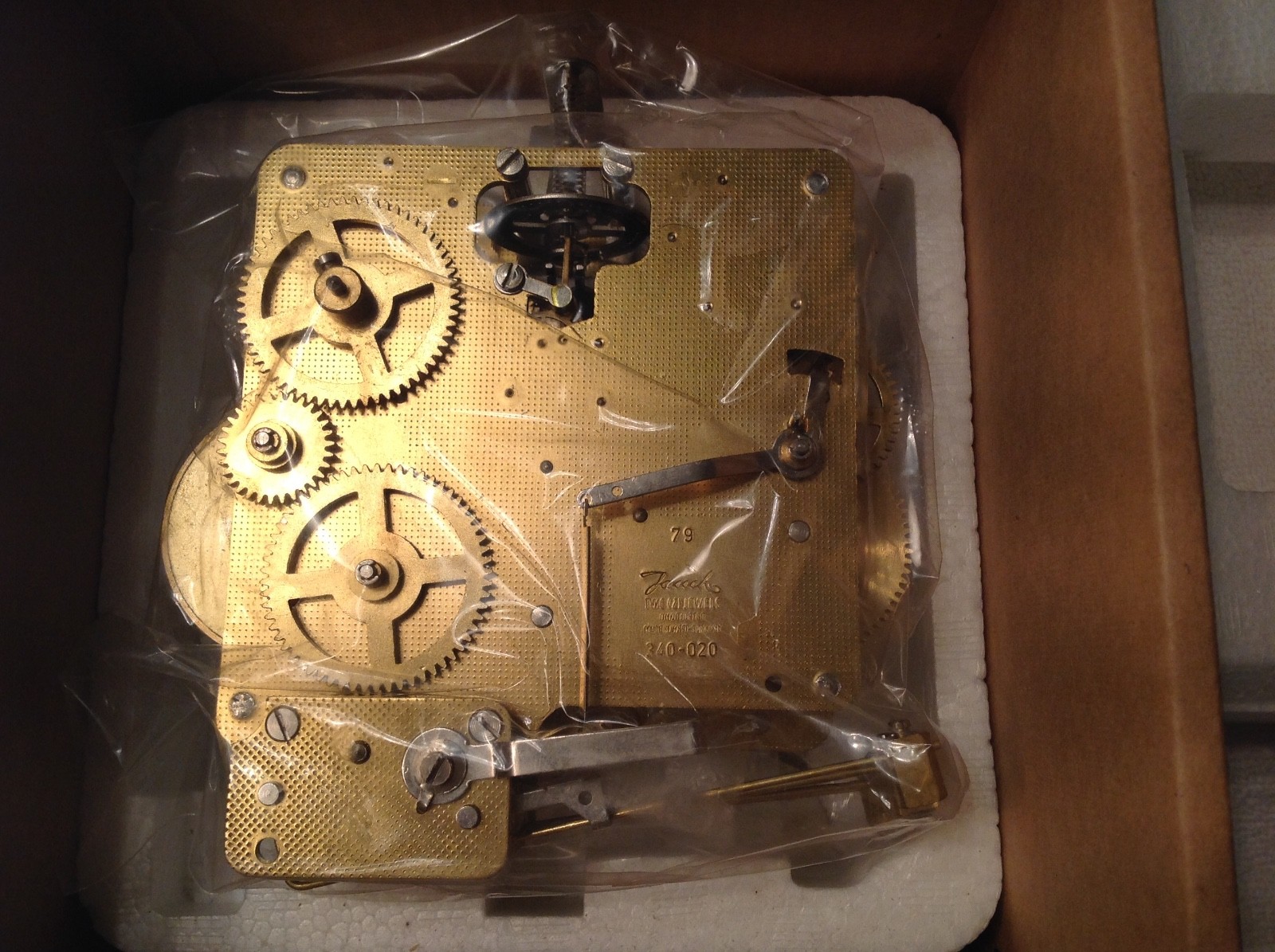 Hermle 340-020 Jauch Signed Clock Movement Brand New Never Used NOS