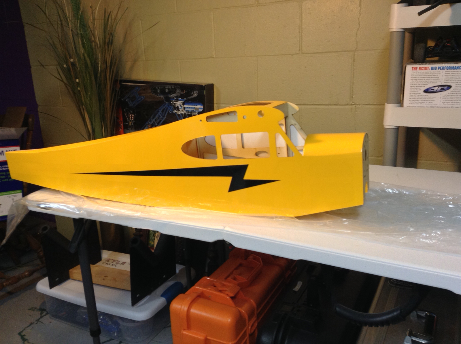 16ft Cub Yellow Neucover IronOn Heat Shrink Covering Film for RC Model