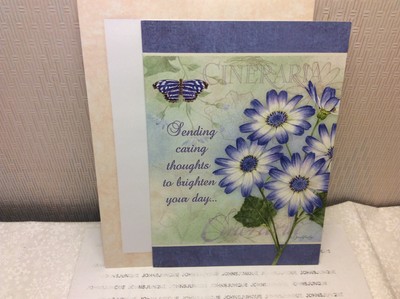 LEGACY GET WELL GREETING CARDS LOT OF 2 New w/envelopes ''Sending caring thoughts