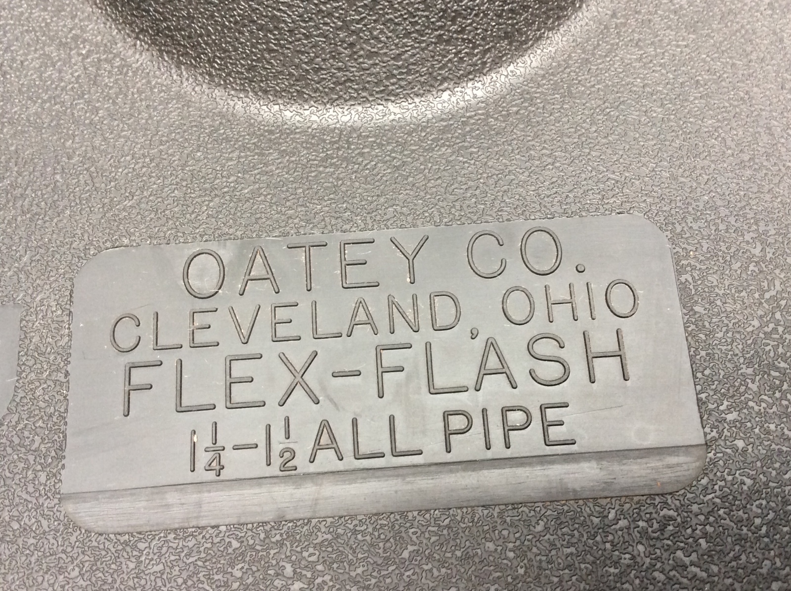 OATEY CO. FLEX FLUSH 1 1/4- 1 1/2 ALL PIPE QTY 2 #61858