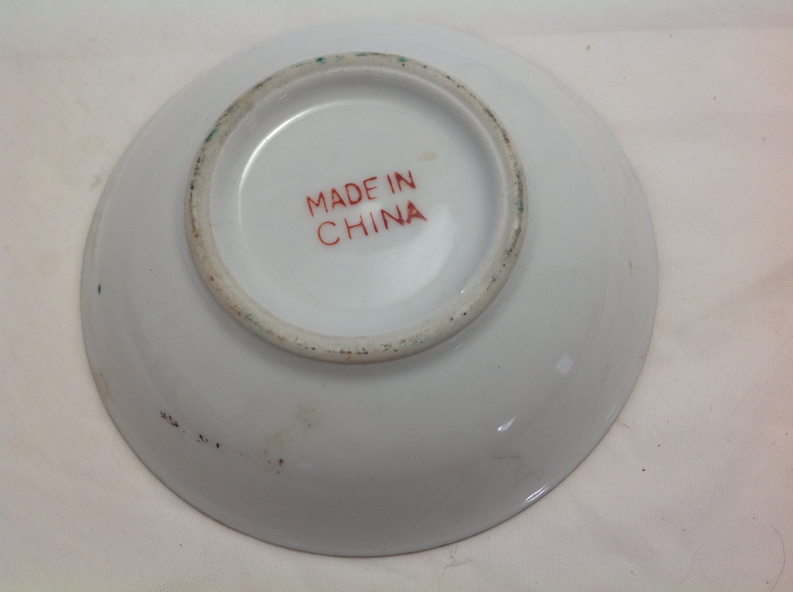 ANTIQUE CHINESE EXPORT ROSE MEDALLION CHINA CIRCA 1920 SMALL BOWL / DISH 4