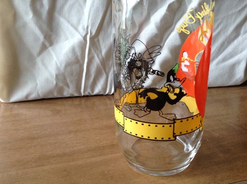 Happy Birthday Bugs Bunny Celebratory 50th Anniversary Warner Bros. Glass/1990