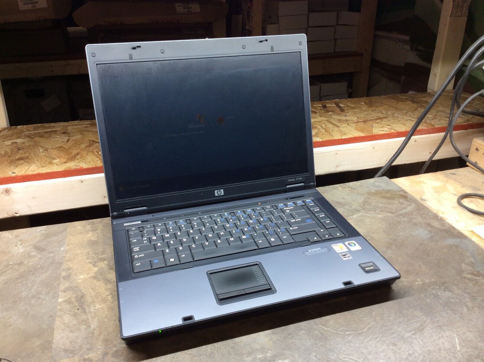 HP 6715B Laptop / Windows XP / DVD / CDRW / 160GB / 2GB / VINTAGE / TESTED HP 6715B Laptop / Windows XP / DVD / CDRW / 160GB / 2GB / VINTAGE / TESTED